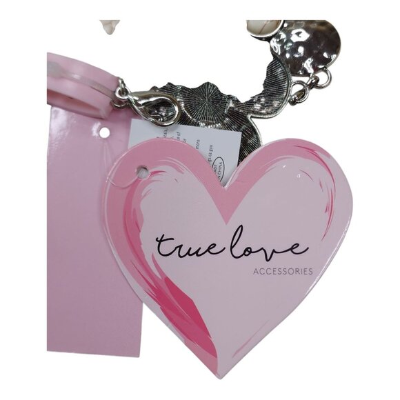 Silver Floral Chain Belt S/M By Truelove Accessories Concho Belt New - Picture 15 of 16